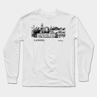 Lansing Michigan Long Sleeve T-Shirt